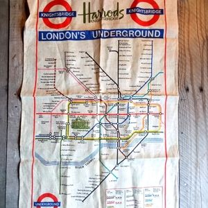 London Subway Map Linen